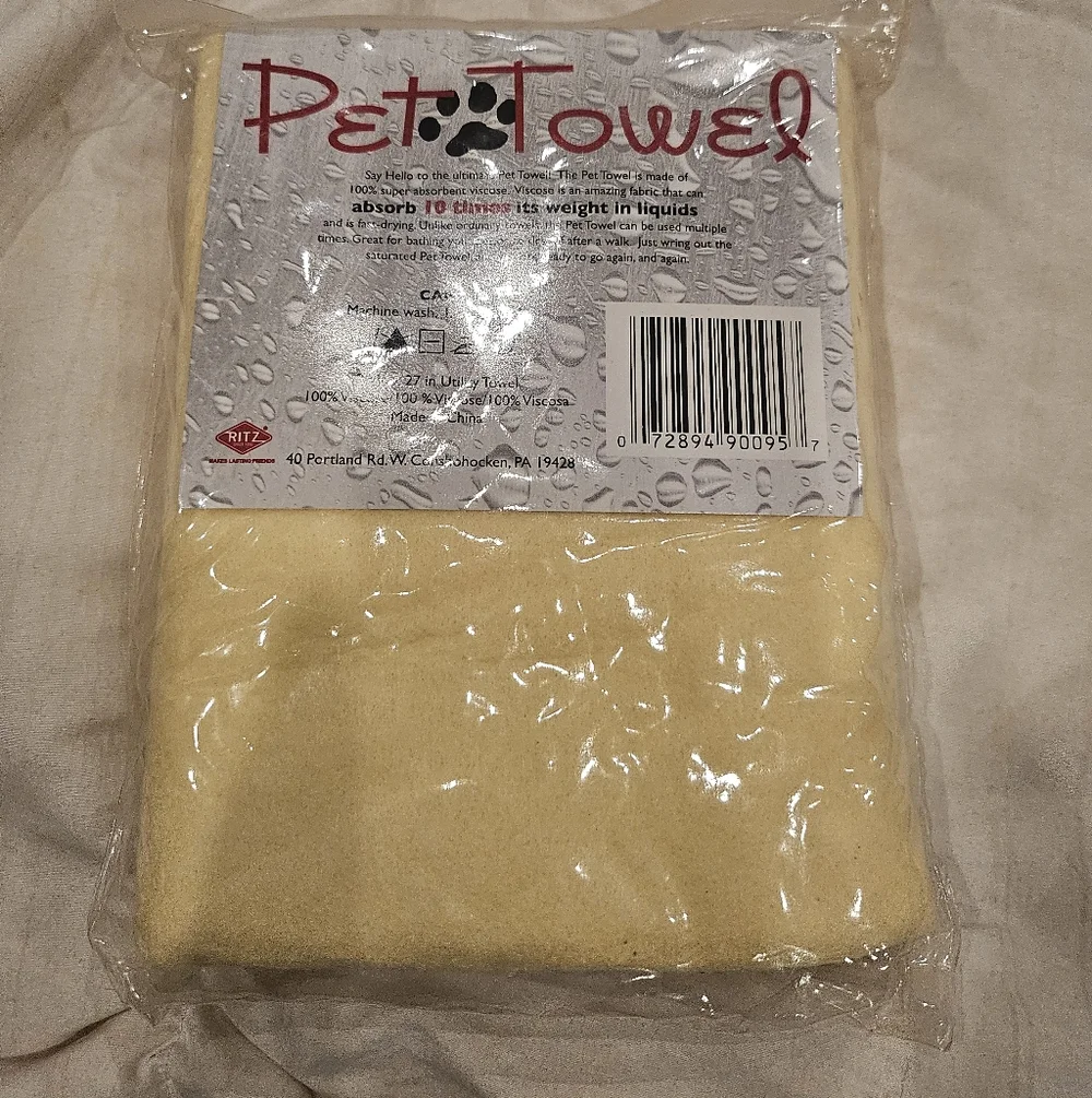 Pet Towels and Bath Sponge Set for Dogs -